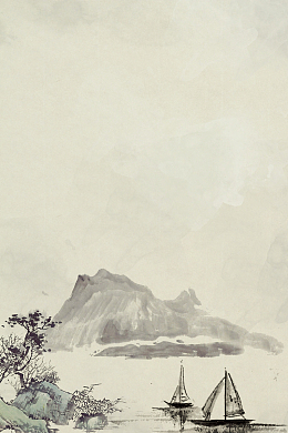 中国风水墨海报背景