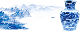 中国风水墨画banner背景