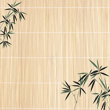 竹简中国风褐色直通车