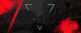 双12狂欢节三角黑色banner