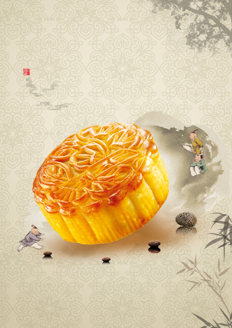 中秋月饼海报