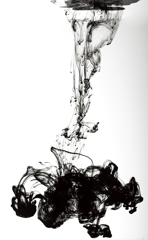 淡雅泼墨背景图