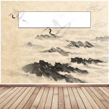 中国风背景促销主图