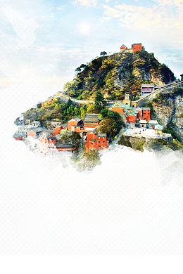 复古中国风武当山旅游