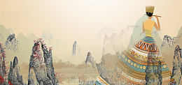 旅游复古灰色banner