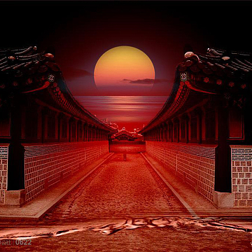 复古宫殿背景