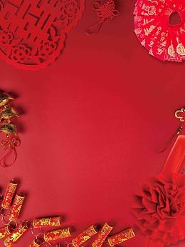 中国风喜庆婚宴喜宴宣传促销