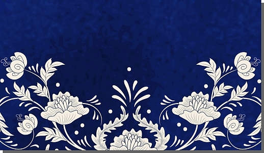 蓝色古风背景背景素材_蓝色古风背景背景图片下载_觅元素