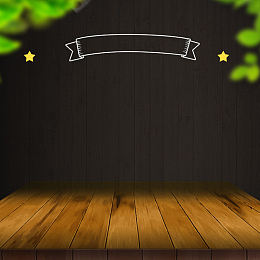 棕色木板复古食品促销PSD分层主图