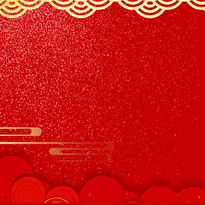 简约中国风红色新春狗年psd分层主图