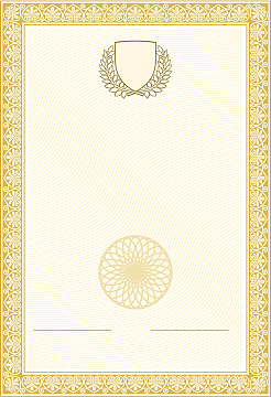 欧式简约学术学业证书背景素材