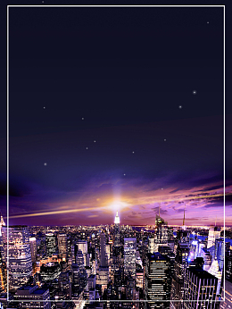 大气闪耀城市地产海报背景素材