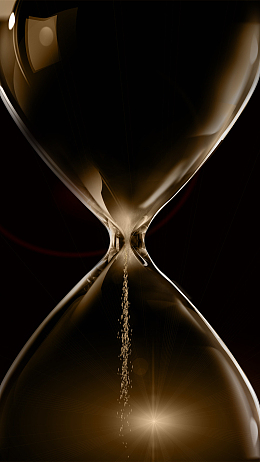 高端黑色企业文化时间沙漏背景