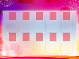 服务明星投票榜展板背景素材