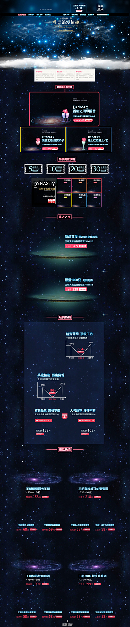 浪漫星空床垫店铺首页背景