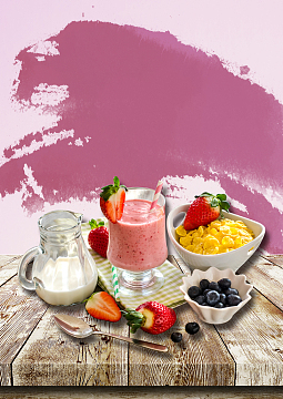 创意简约奶昔奶茶冰淇淋饮品海报背景素材