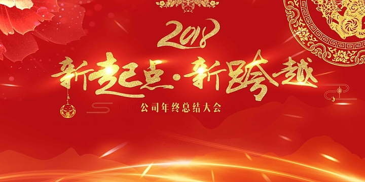 2018狗年年会背景