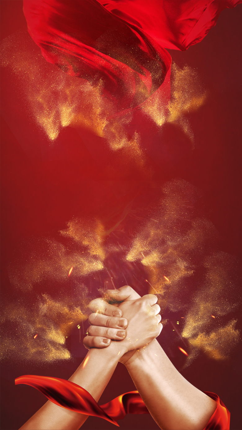 企业文化合作红色丝绸图片免抠素材免费下载_觅元素51yuansu.com