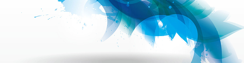 海洋蓝羽翼朦胧背景图
