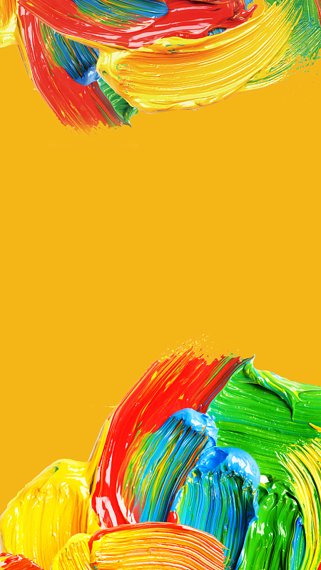 彩色油漆涂墙h5背景素材