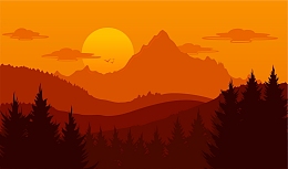 唯美风景背景素材