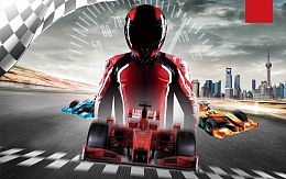 F1赛车宣传海报背景模板