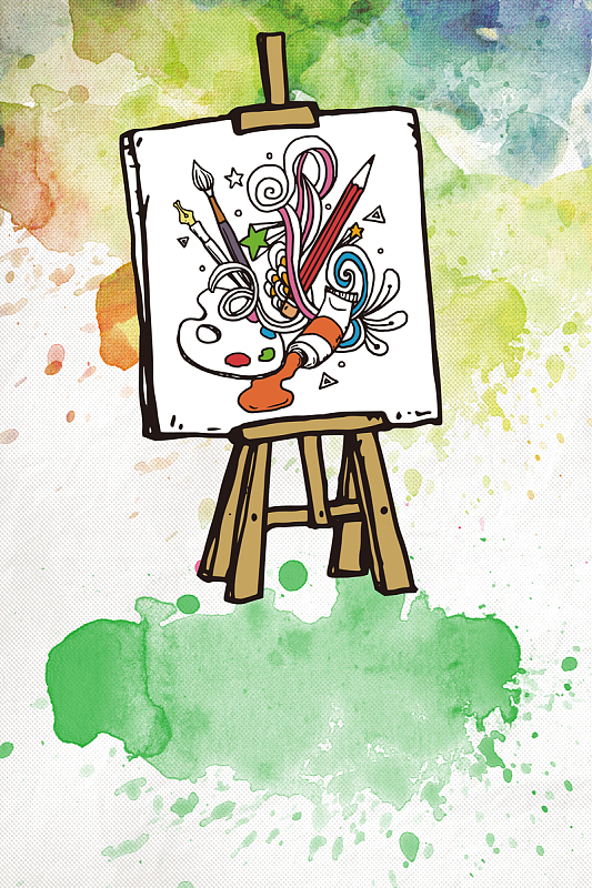 素材aijpg七彩童年梦想儿童海报背景模板psdjpg中国风京剧变脸人物