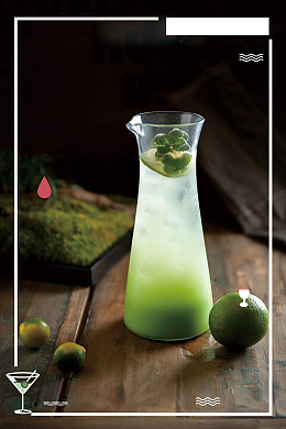 简约创意果汁夏季饮品海报背景素材