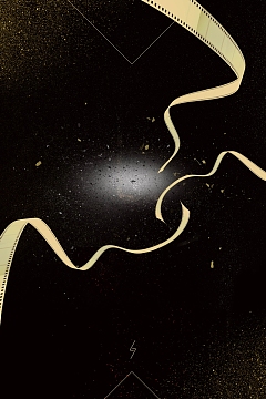 黑色洒金胶卷电影海报背景素材jpg灰色创意电影爆米花海报背景psdjpg