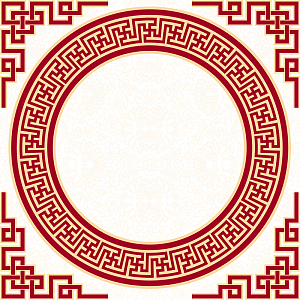 中国风牡丹花与祥云云纹背景素材(3285x3307)aipng金色古典花纹主图