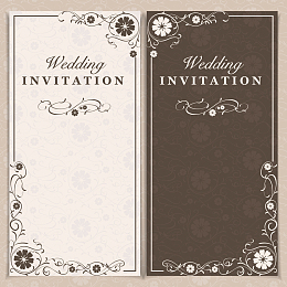 婚礼请柬背景素材