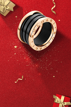 甜蜜珠宝首饰七夕海报背景素材