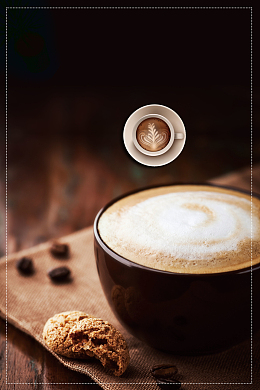 咖啡宣传海报背景素材