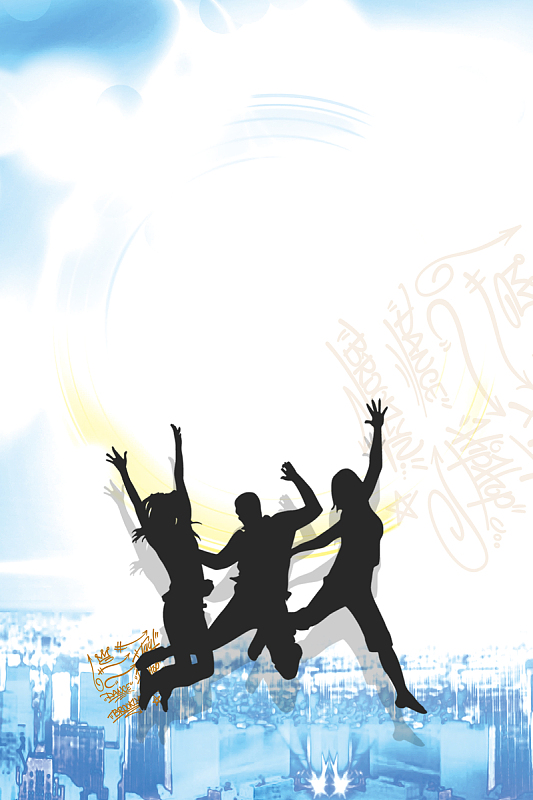 社团纳新海报背景素材