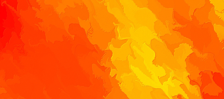 橙色抽象油画背景banner