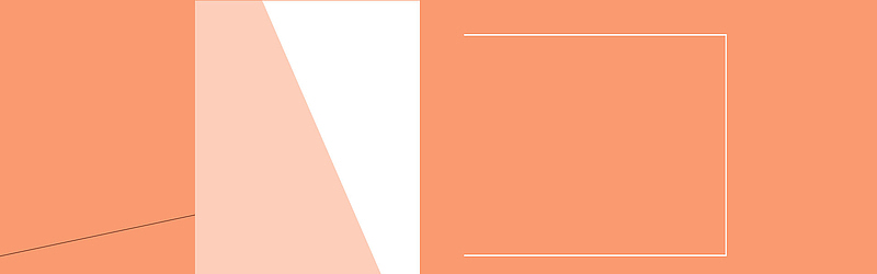 纯色背景唯美简约风bannerPSD