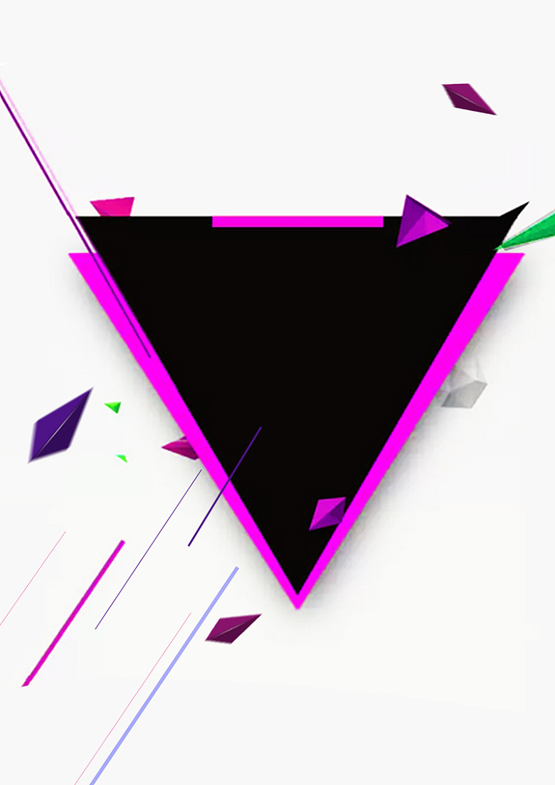 倒三角形海报背景