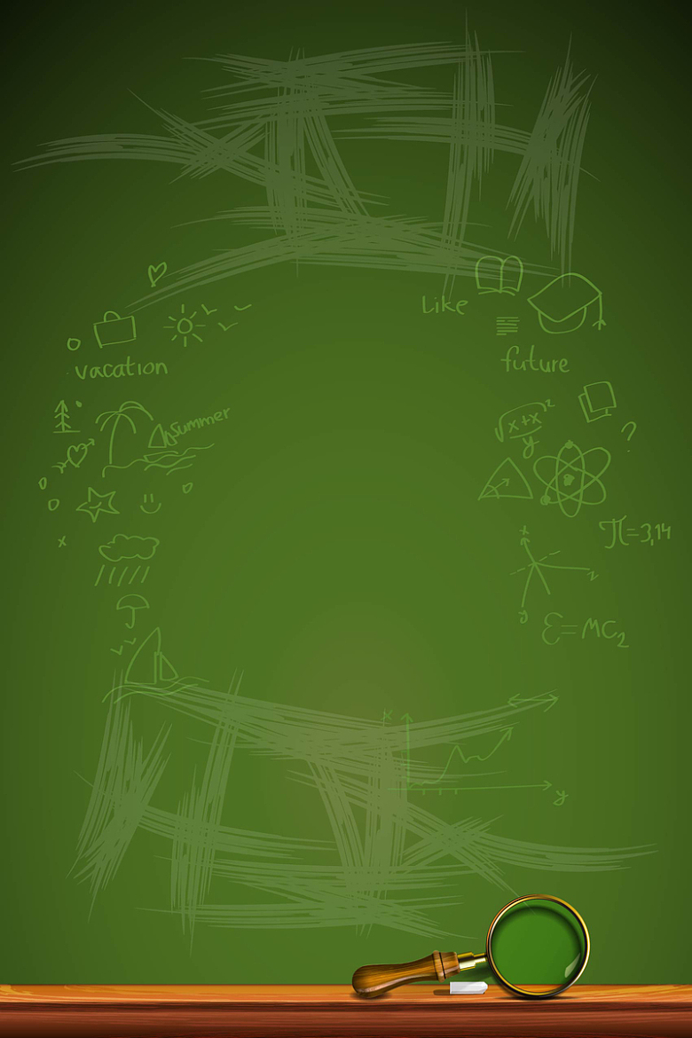 矢量创意黑板学习教育背景