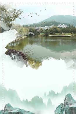 中国风井冈山旅游景区