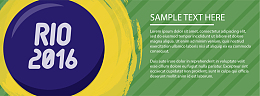 2016年巴西里约奥运会banner背景