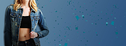 淘宝秋季女装时尚潮流简约蓝色banner