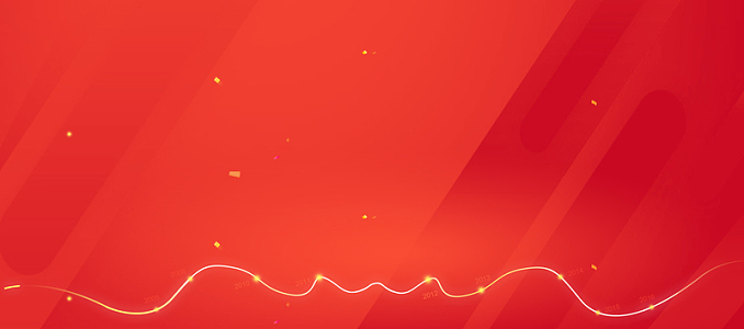 不规则几何红色大尺寸banner背景