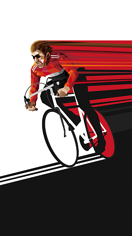 春季运动会H5几何海报矢量下载