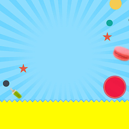 扁平母婴蓝底PSD分层主图背景素材