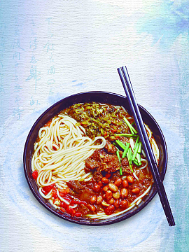 湖南特色米粉美食