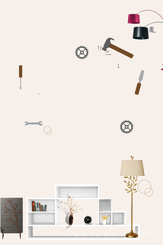 装修海报背景素材