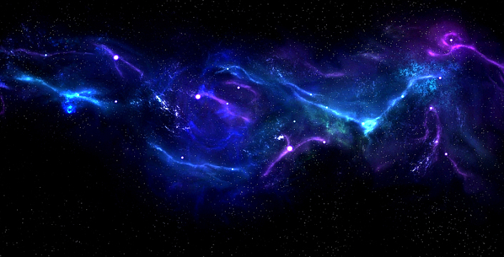 蓝色星空背景