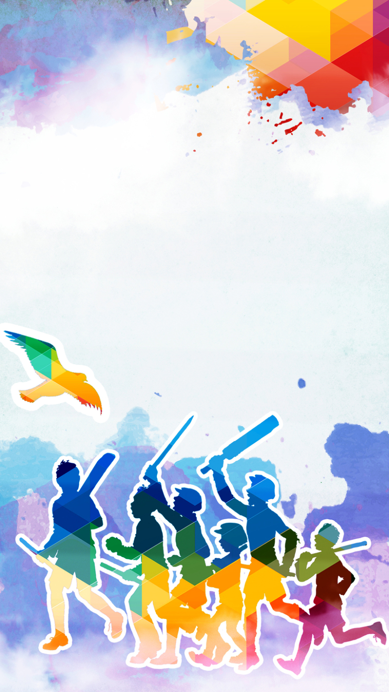 致青春五四青年节h5几何背景psd下载