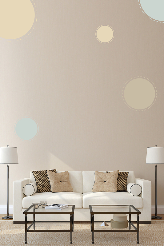 简约家居海报背景素材