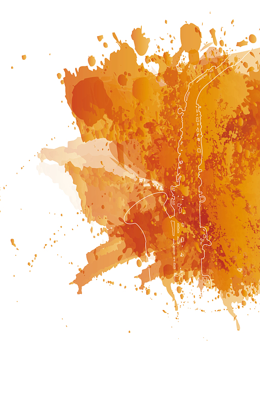 海报背景素材psdjpg彩绘创意背景psdjpg手绘植物花卉设计psdjpg蓝色